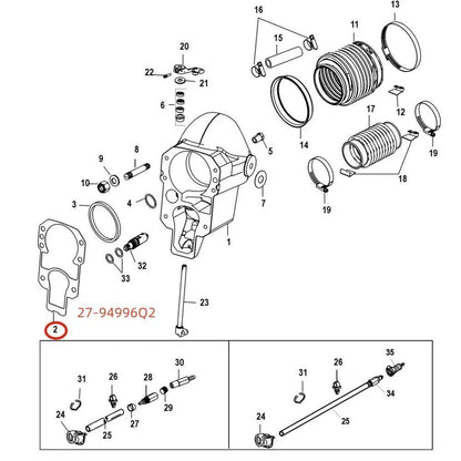 Outdrive Bell Housing Gasket for Mercruiser Alpha 1 & 2 R MR (94996Q2)