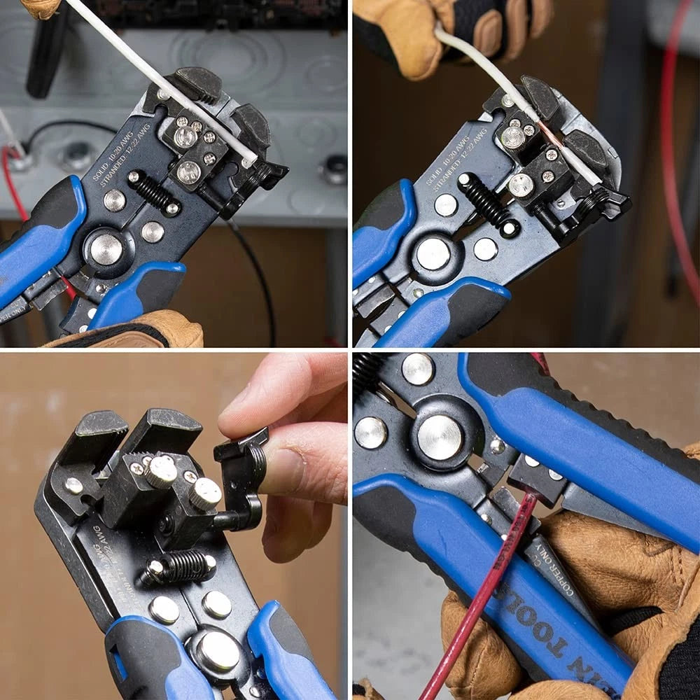 Self-Adjusting Stripper/Cutter for Klein Tools (One Size)