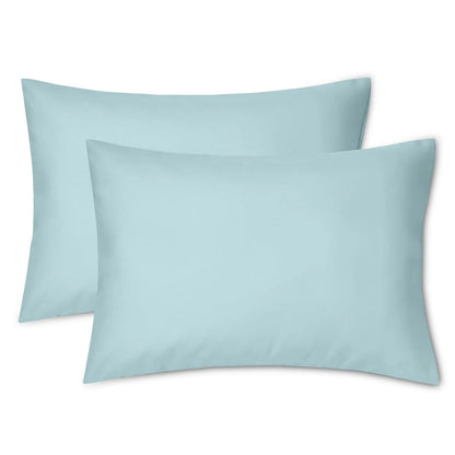 Zippered Toddler Pillowcases for Home (13x18 Inch, Blue Coral)