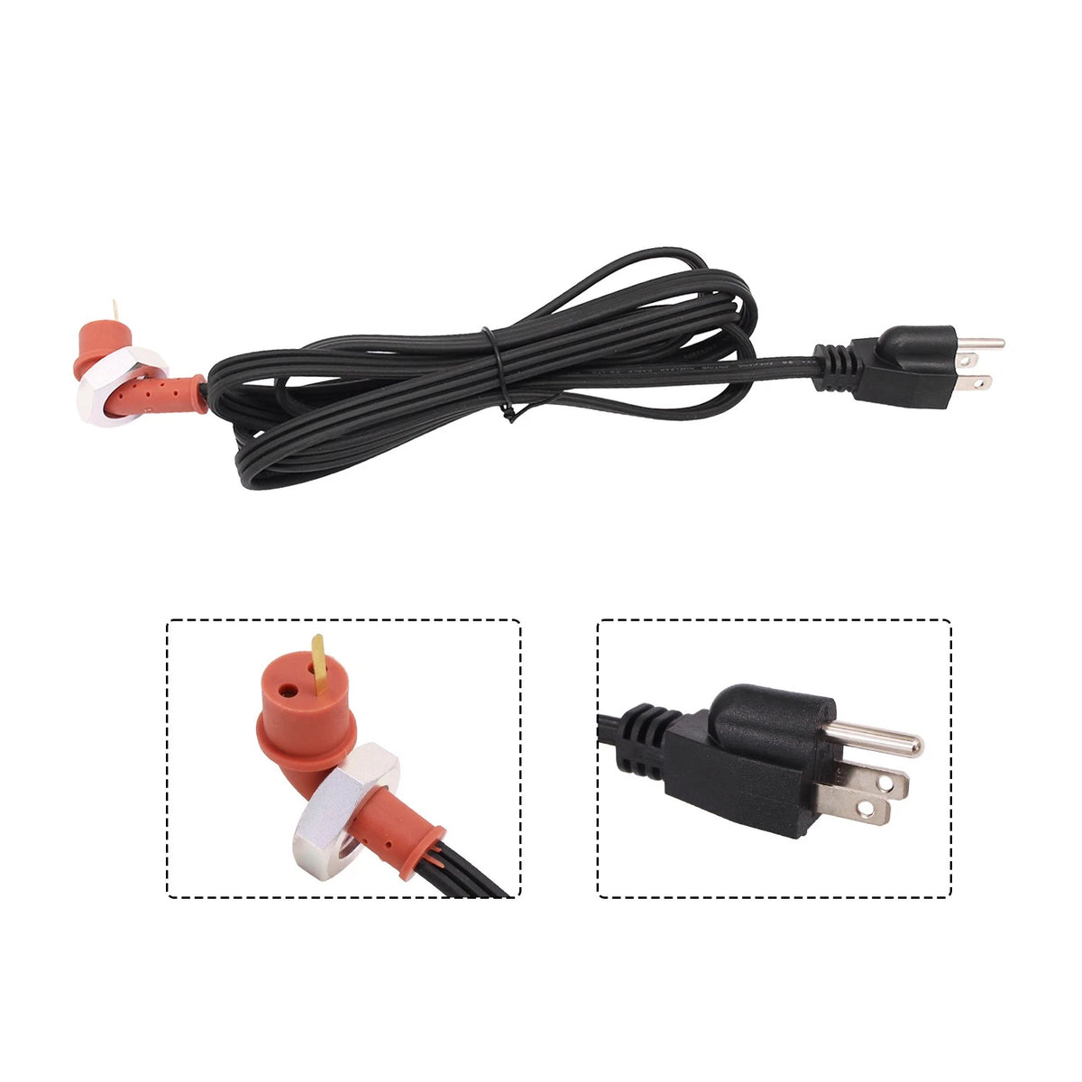 Engine Block Heater Cord for Dodge Ram 2500 3500 1989–2018 (F7TZ6A051AA, 5003619AB)