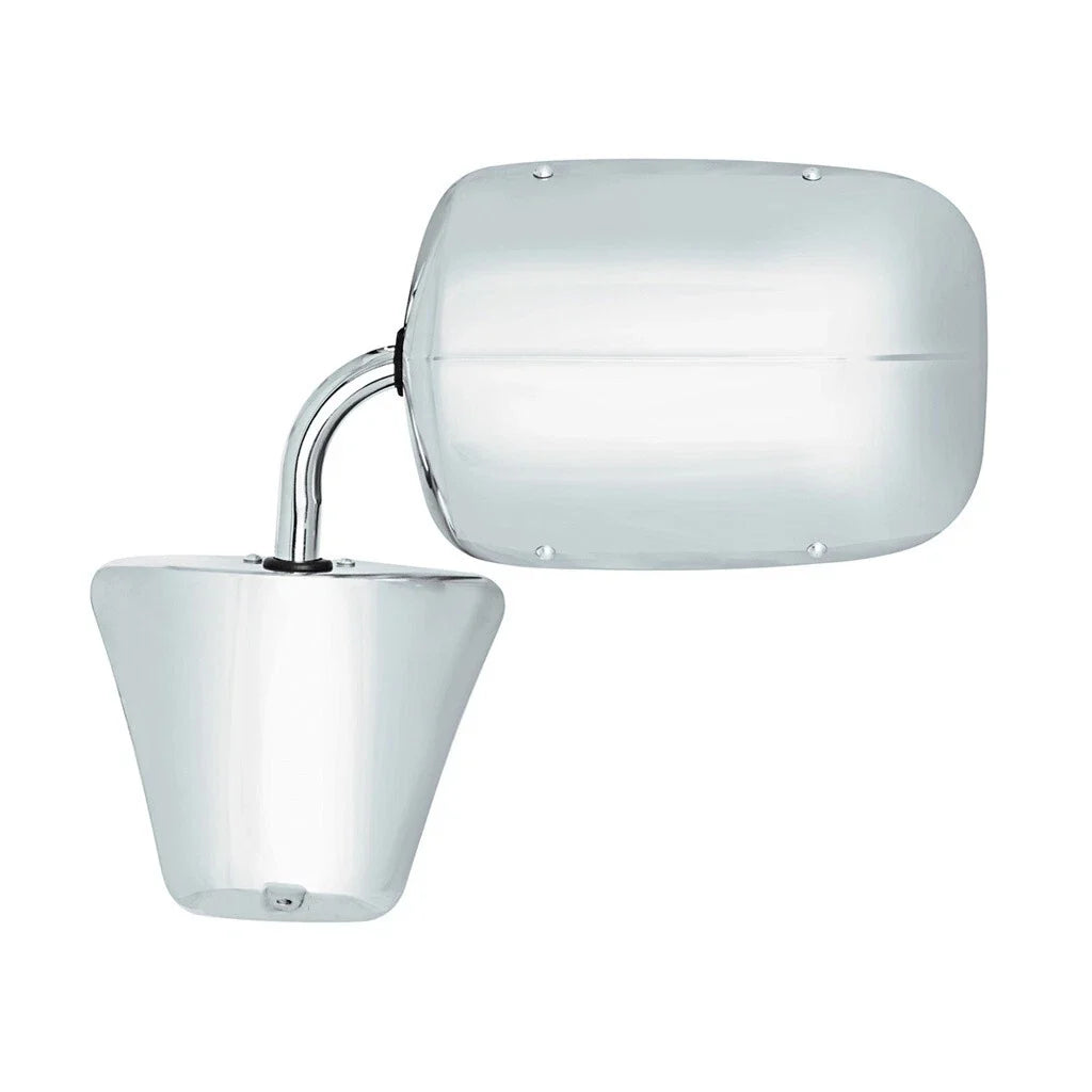 Exterior Door Mirrors Pair Stainless Steel Replacement for Chevy GMC Van (1978–1991)