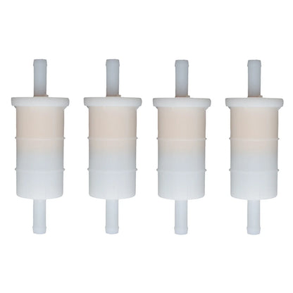 Set of 4 Inline Fuel Filters for Mercury 30-200 HP (816296Q2)