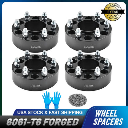 2" 6x135 Hubcentric Wheel Spacers for 2015–2024 Ford F150 (14x1.5)