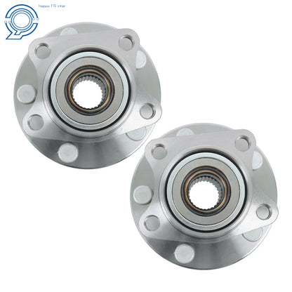 Set of 2 Rear Wheel Hub Bearings for Ford Edge AWD (2007–2010)