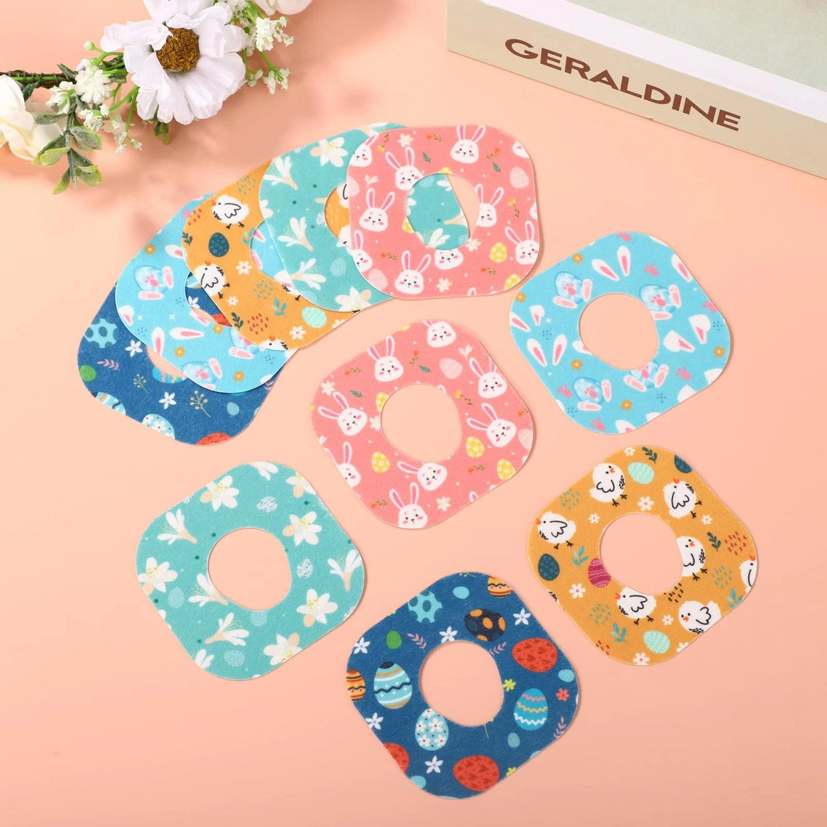 25pcs Adhesive Patches for Dexcom G7 (Waterproof, 1.02x1.16 Inch)