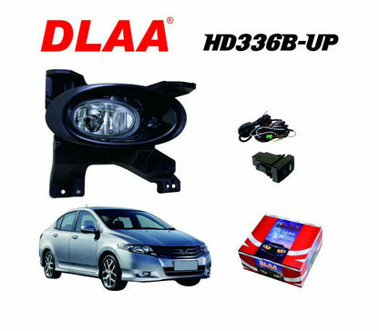 Fog Lamp Driving Light H11 55W Black Cover for Honda City (2009-2011)