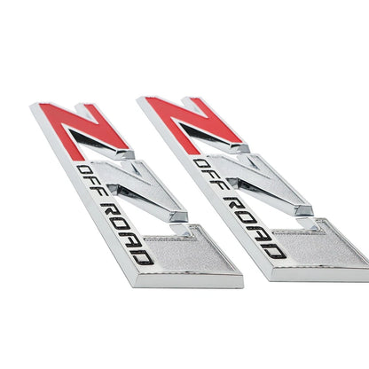 2Pcs Z71 Off Road 3D Fender Emblem Badge for Silverado Tahoe (2014–2023) 23465289, 84126998