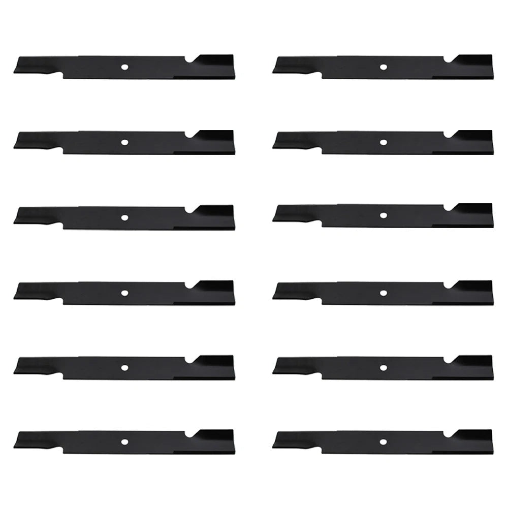 12 Notched Air-Lift Blades for Bad Boy Outlaw Ex