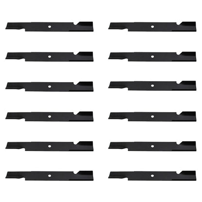 12 Notched Air-Lift Blades for Bad Boy Outlaw Ex