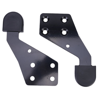 2X Hood Guide Sliders Black 3810978C1 3810981C5 for International Select Trucks