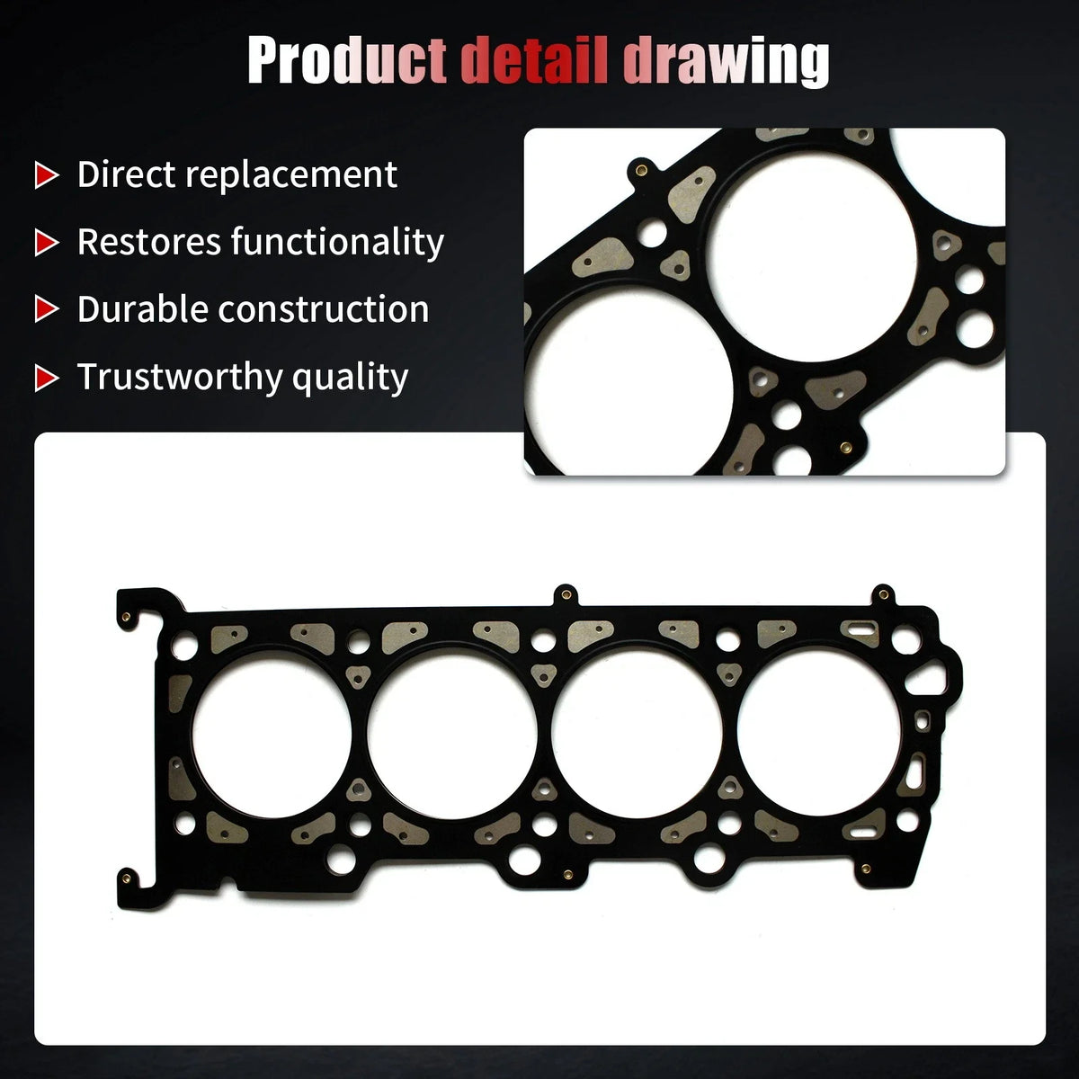 Head Gasket Set for Ford Mustang Crown Victoria Lincoln Town Car (1995–2000)