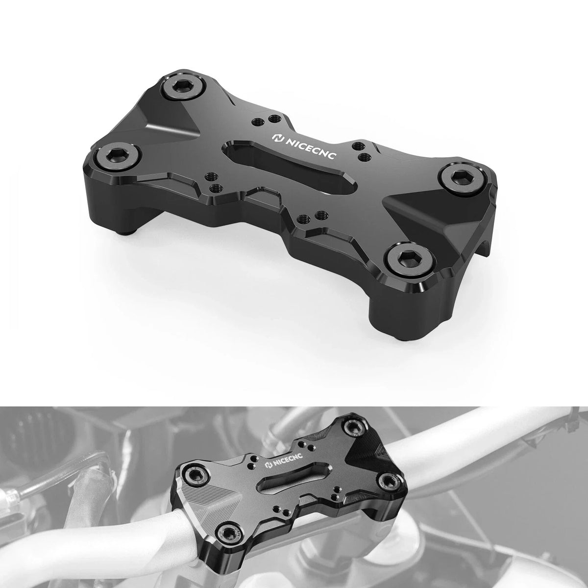 Handlebar Top Clamp with AMPS Pattern for Yamaha Tenere 700 (2019–2024)