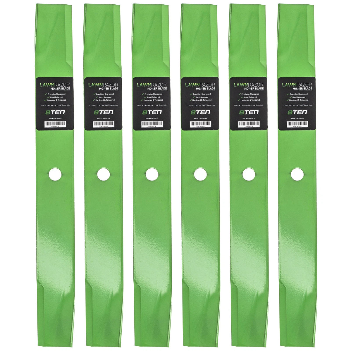 Set of 6 LawnRAZOR Blades for Gravely (08816600, 42124, 88166)