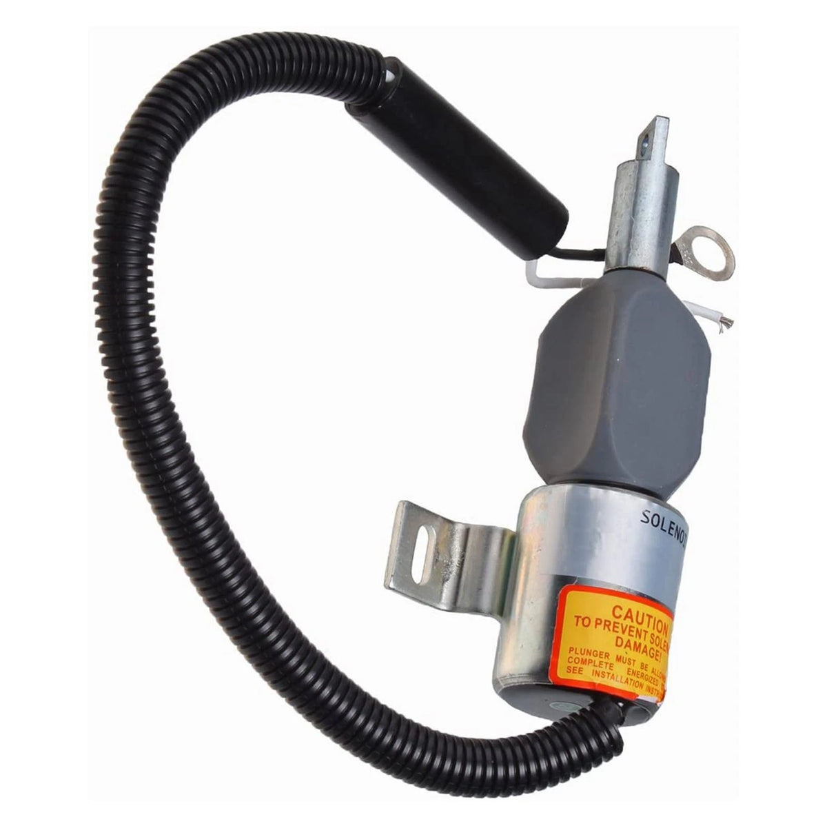 12V Fuel Shutoff Solenoid for Isuzu Engine 4JG1 (8973737622, 8944507231)