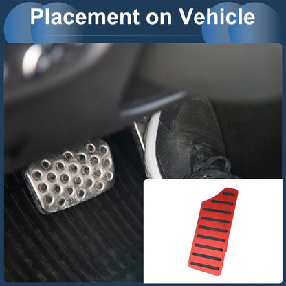Footrest Pedal Pad Cover for Honda Civic (2016–2021) - Red