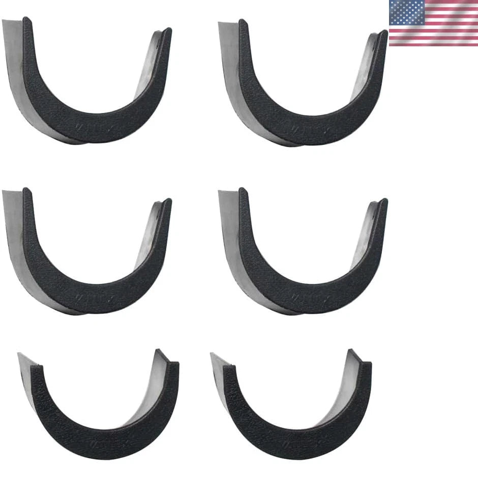 Set of 6 Punched Pool Table Pocket Liners for Easy Installation