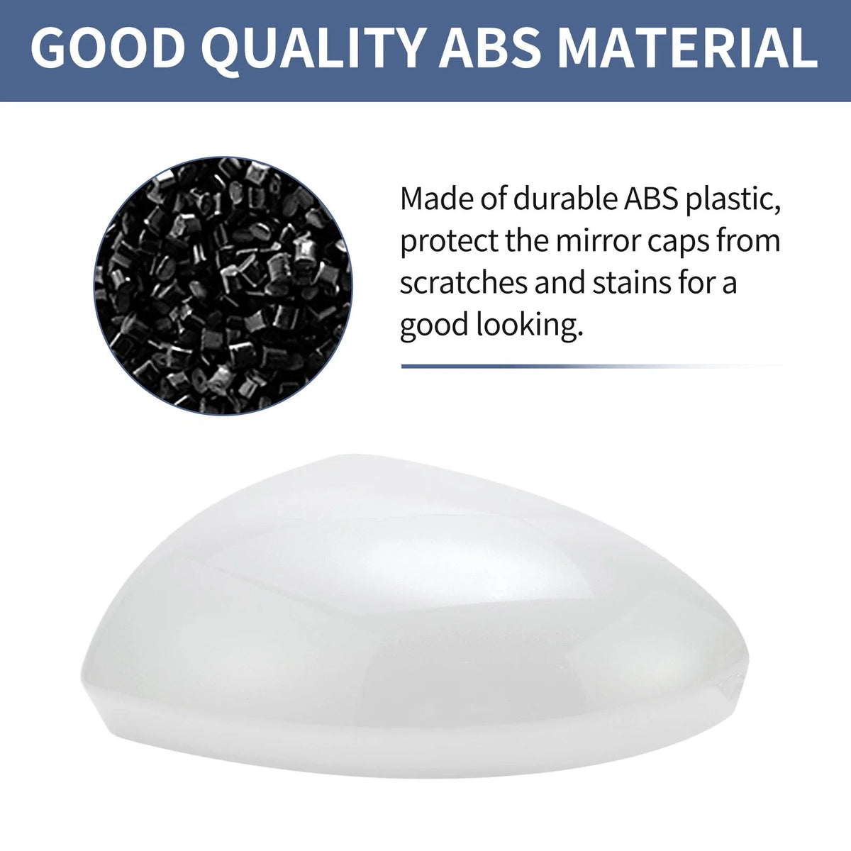 Left Side Mirror Cover Cap for Nissan Altima (2019–2024) - White