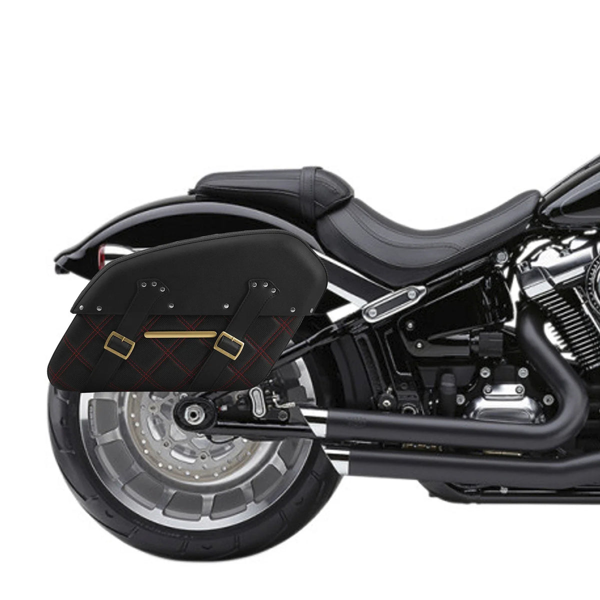 Saddlebags for Harley Softail Fat Boy FLFB FLFBS Breakout FXBR FXBRS (2018–2025)