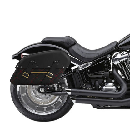 Saddlebags for Harley Softail Fat Boy FLFB FLFBS Breakout FXBR FXBRS (2018–2025)
