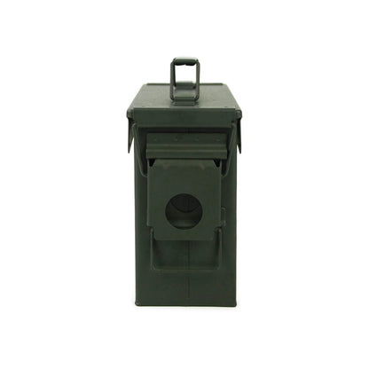 Metal Ammo Can .30 Cal for Lockable Bullet Storage (Olive Green)