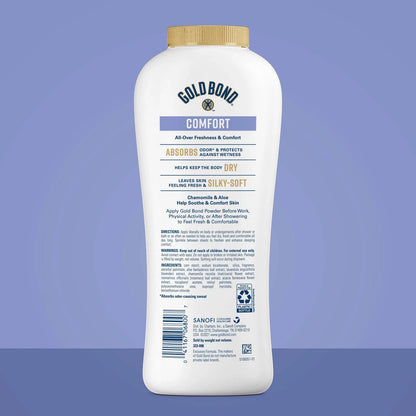 Pack of 2 Gold Bond Comfort Body Powder Talc-Free 10 oz.
