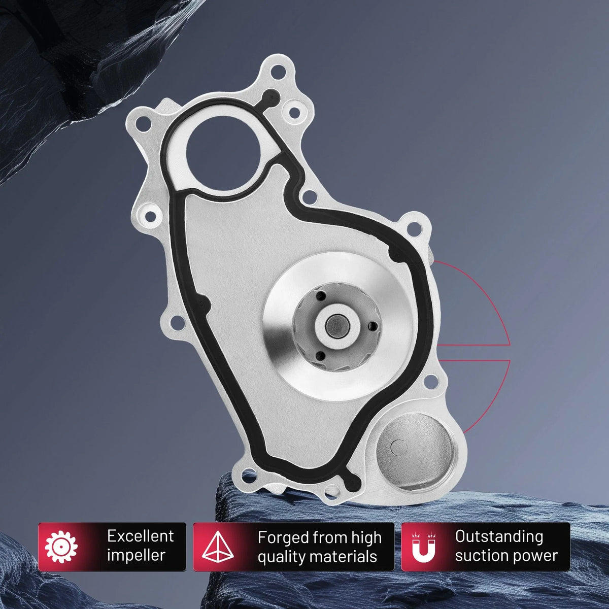 Engine Water Pump for Lincoln Navigator Ford Expedition (2015–2017) 3.5L V6