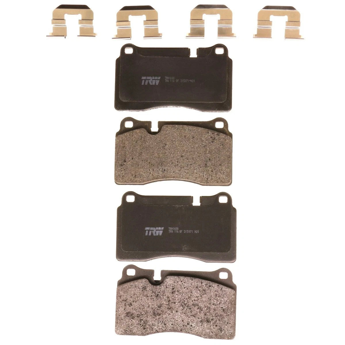 2X TRH1600 Brake Pad Set Front for Audi TT RS Quattro (2012–2013)