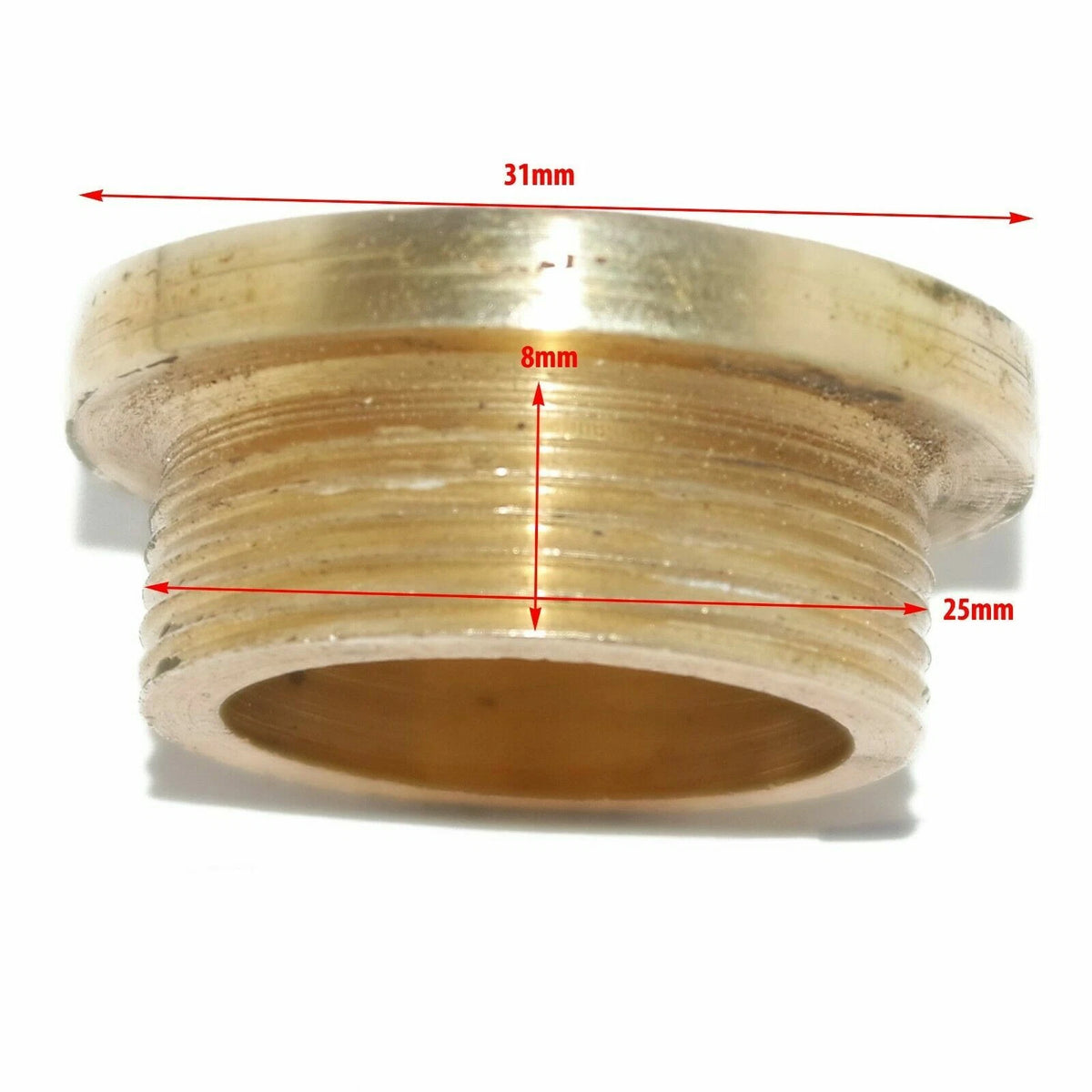 Brass Chain Case Inspection Plug for Royal Enfield Bullet (Old Models)