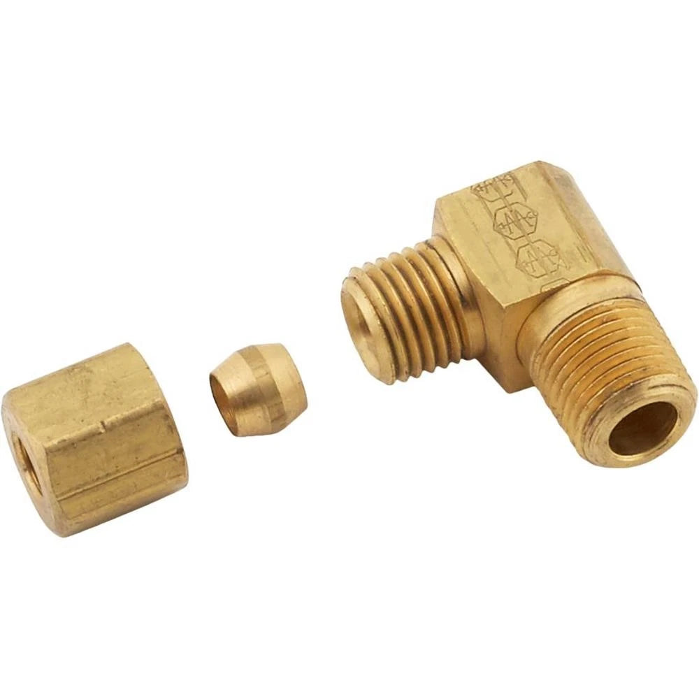Brass Compression Fitting 3/16 Tube to 1/8 NPT 90 Degree - 9176932