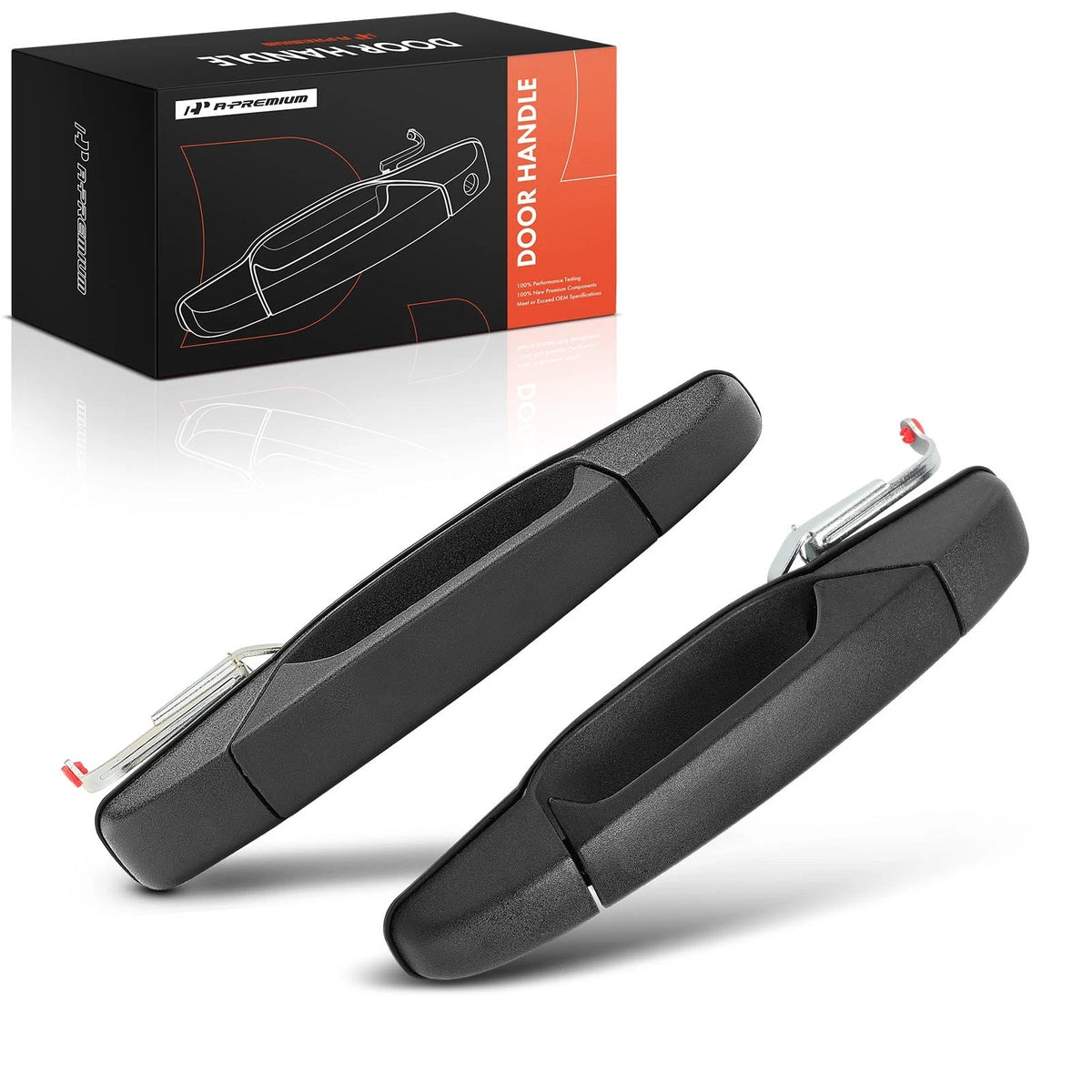 2X Rear Metal Exterior Door Handle for Chevy Silverado GMC (2007–2014) 15915619, 20954815, 25890259