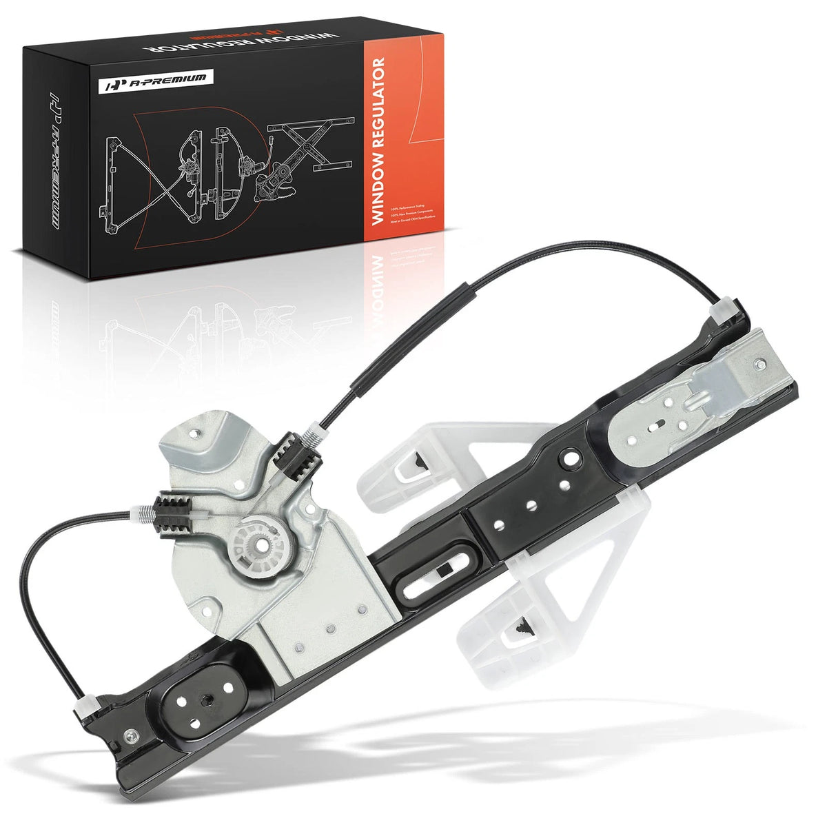 Rear Driver Side Window Regulator for Ford Taurus (2010–2019), Lincoln MKS, 8A5Z5427009B, WLR154