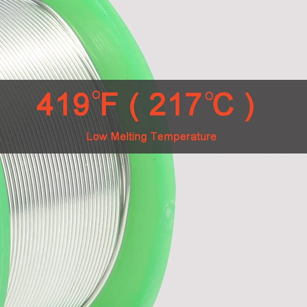 Lead-Free Solder Wire Rosin Core 0.8mm for Automotive Use (Pack of 1)