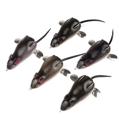 7cm Floating Frog Bait 17.43g Hollow Rubber Lure for Bass Fishing