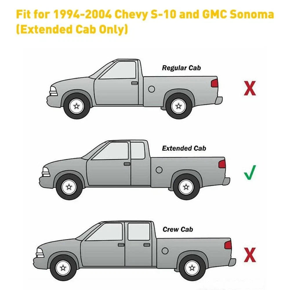 Third Brake Light Cover for Chevy S-10 GMC Sonoma (1994–2004) Smoke