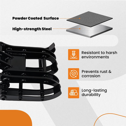 Excavator Grapple for Mini Excavator (0.8-1.8 Tons) - 662mm Opening Distance