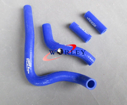Silicone Radiator Hose Kit for Kawasaki KX 250 2004-2007 - Green