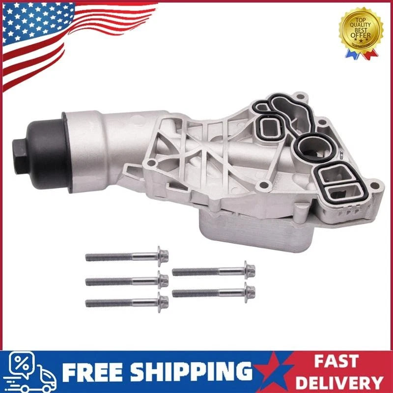 Aluminum Oil Cooler Filter Housing for Mini Cooper BMW i8 (2014–2020) 11428585235, 11428511391