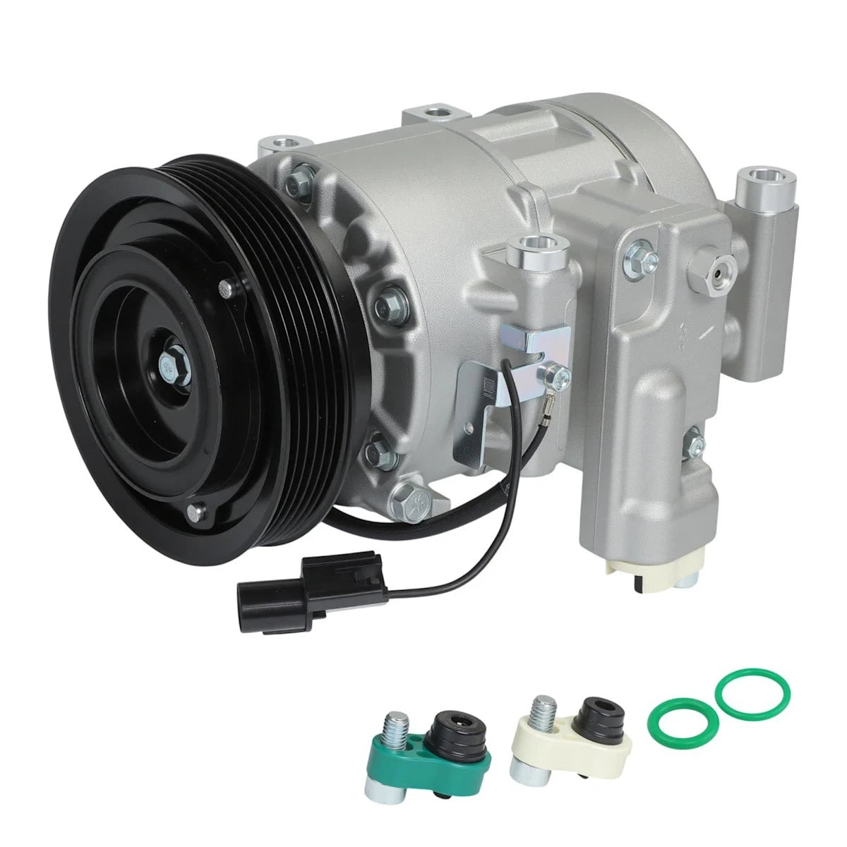 A/C Compressor with Clutch for Hyundai Accent Veloster (2012–2016) 17977480, CO11360C, 977011R000, 977011J101, 977012V000
