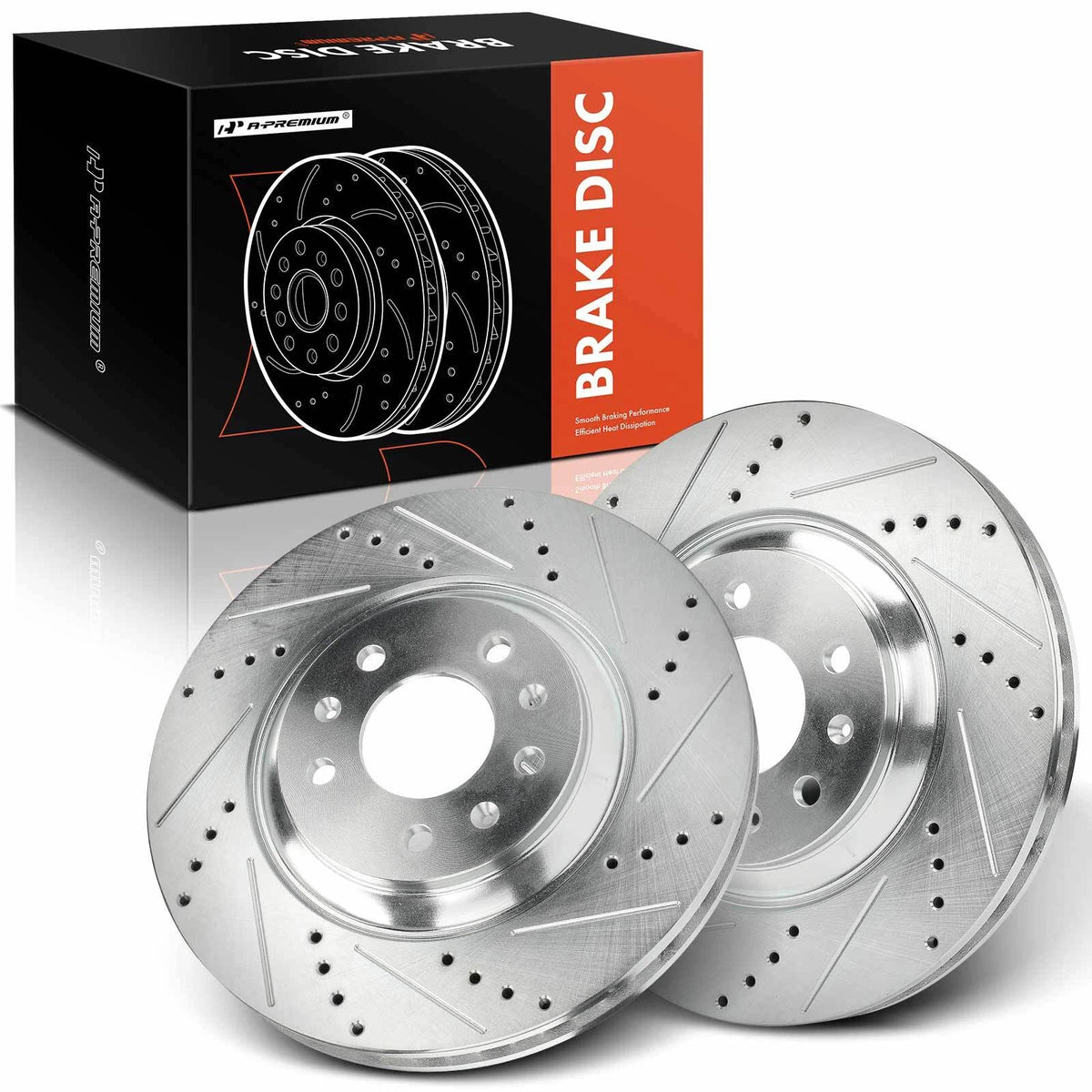 Front Side Drilled Brake Rotor for Cadillac CTS STS Pontiac Bonneville (S-12162084)