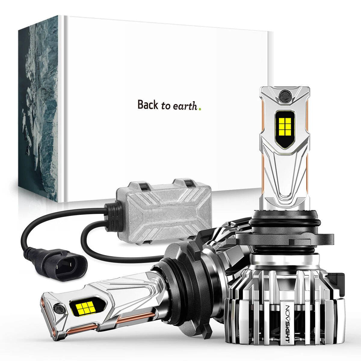 2X NOVSIGHT 9005 HB3 LED Headlight Bulbs for - NOVA500N67EP9005, HB3