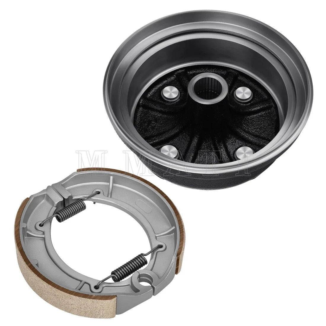 Rear Brake Drum w/Shoes Kit for Yamaha Big Bear 350 Kodiak 400 (1998–2000) 4GB-2531E-00-00