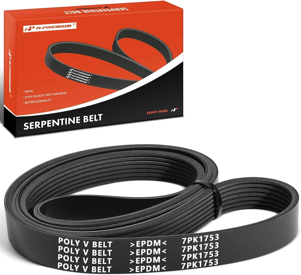 Serpentine Drive Belt for Honda Acura (Compatible with APSBT243)