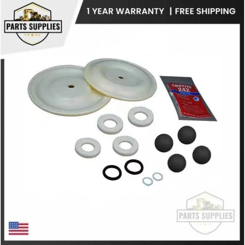 Fluid Section Repair Kit for Graco Husky 1040 1" Diaphragm Pump