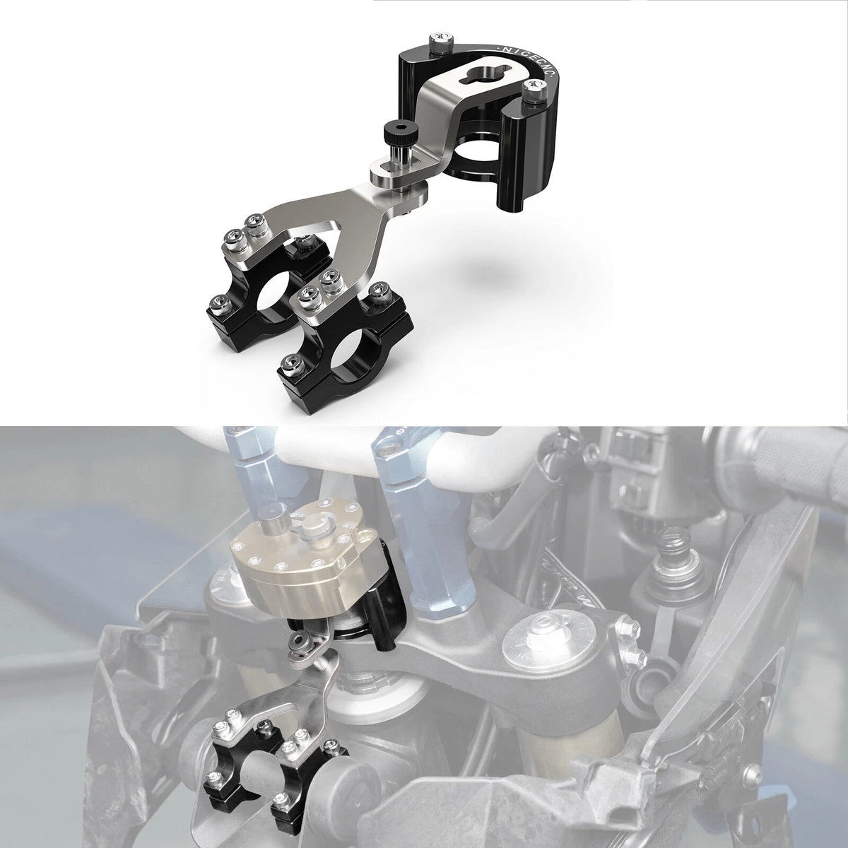 Steering Damper Bracket Mounting Kit for Tenere 700 XTZ700 XTZ07 (2019–2024)