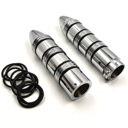 O Ring Chrome Hand Grip for Harley Dyna Low Rider / Honda Shadow 600 VLX (1991–2023)