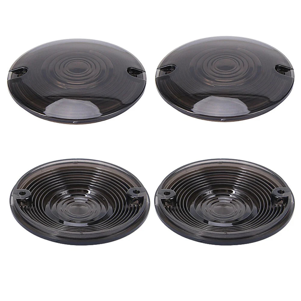 Turn Signal Light Lens Cover Smoke for Harley Touring Electra Glide (2014–2023)
