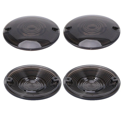 Turn Signal Light Lens Cover Smoke for Harley Touring Electra Glide (2014–2023)