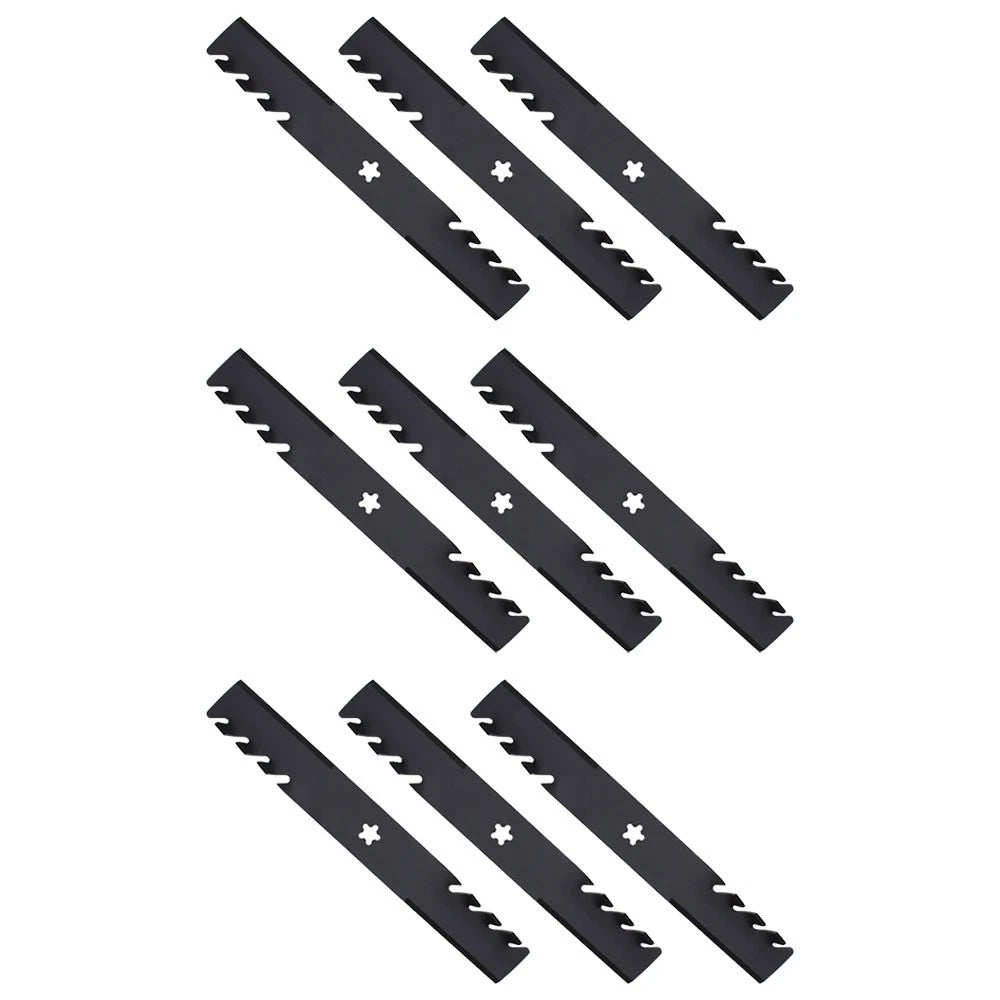 9 Toothed Mower Blades for Husqvarna Riding Mowers 54" Deck