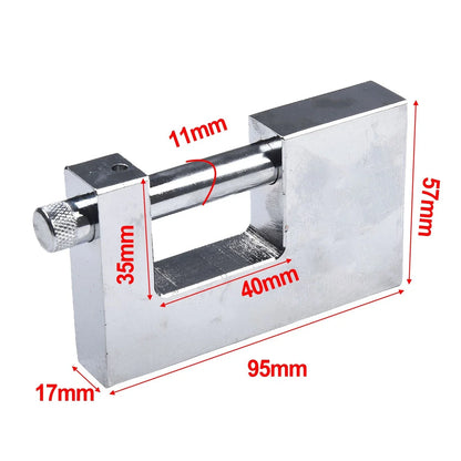 Anti Theft D Shaped Padlock for Automotive Use (3 Keys)