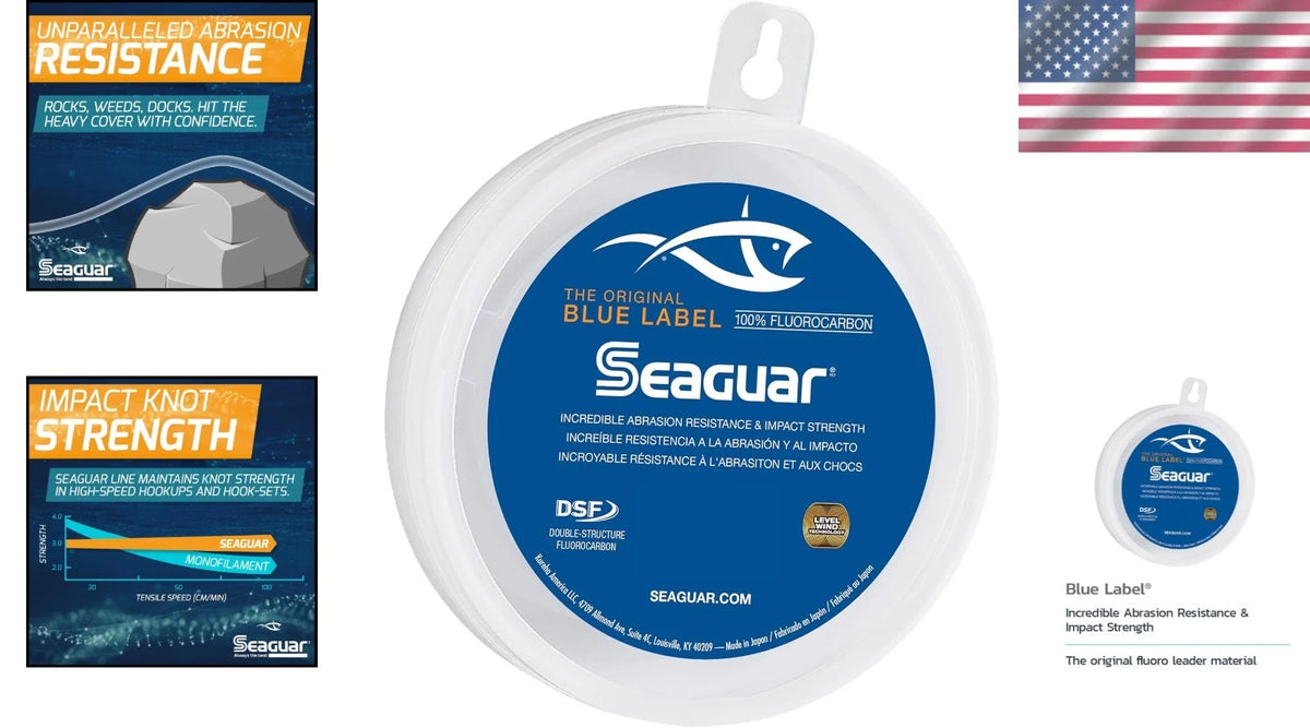 100% Fluorocarbon Fishing Leader for Saltwater (30lbs, 25yds)